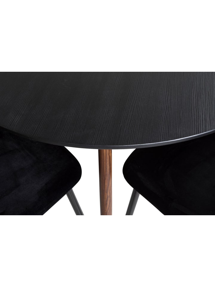 ebuy24 Essgruppe Plaza 16 (5-teilig) Schwarz 100 x 100 cm günstig kaufen onesize