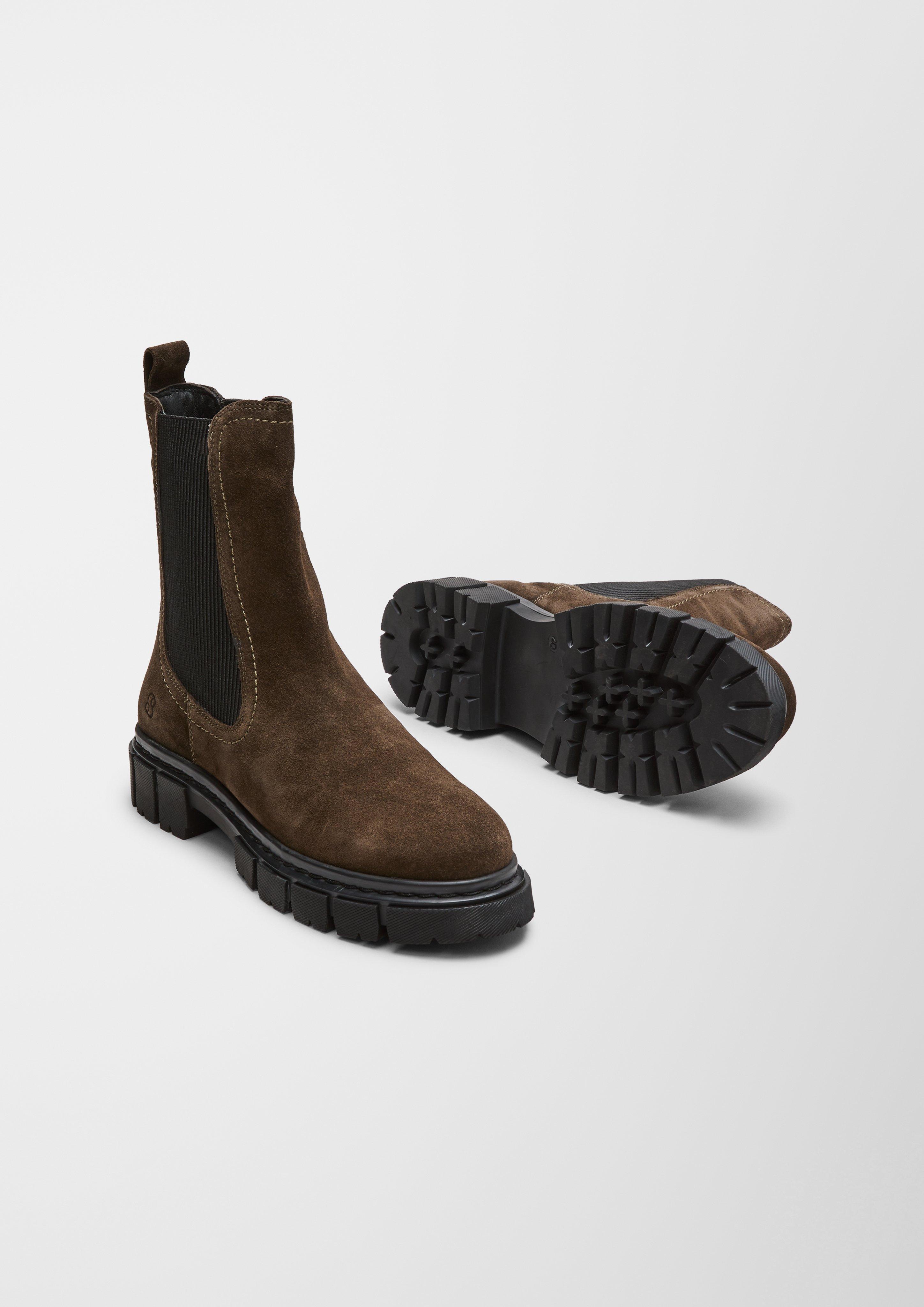 Stiefel aus Veloursleder  6006576-701