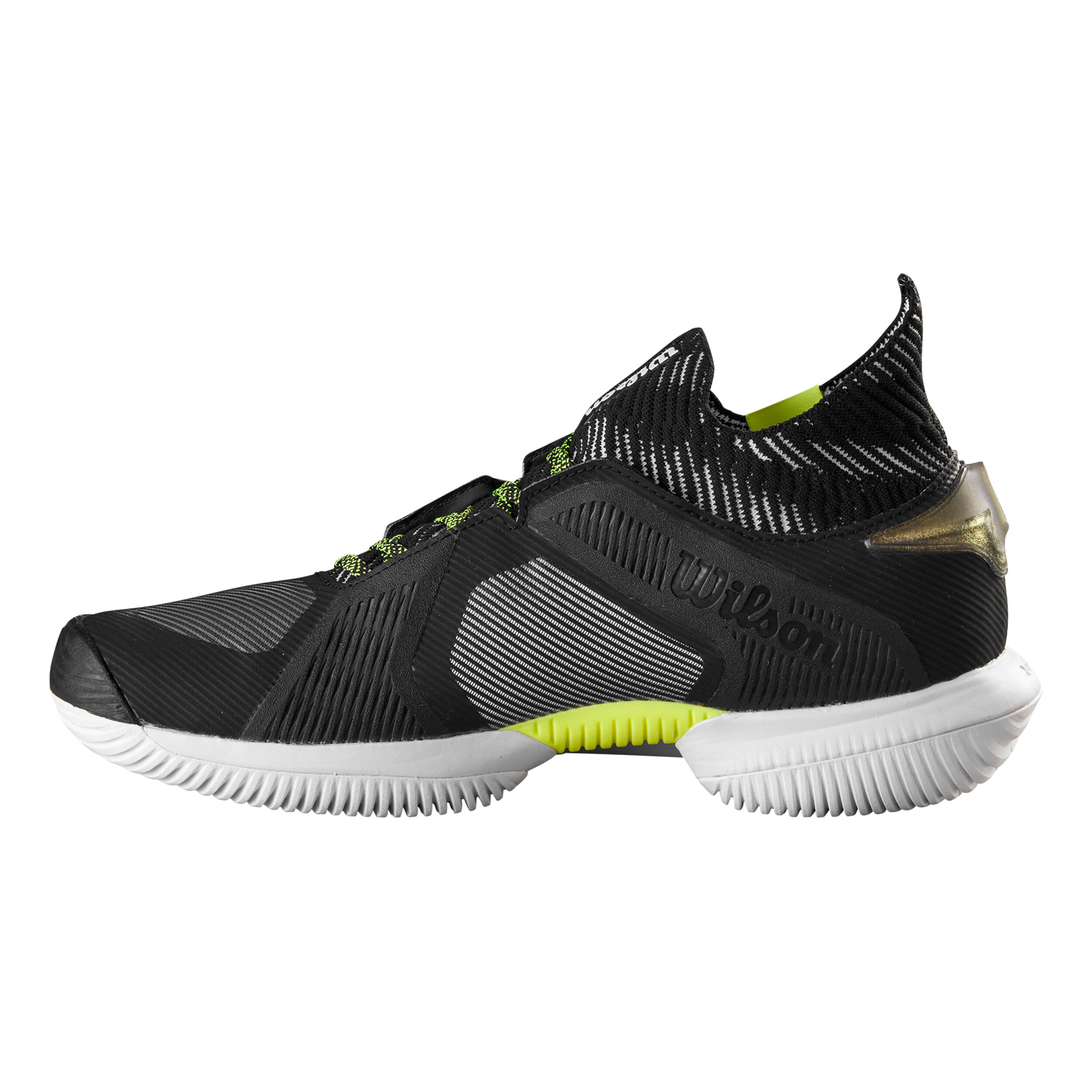 Kaos Rapide SFT Allcourtschuh Herren - Schwarz, Neongelb