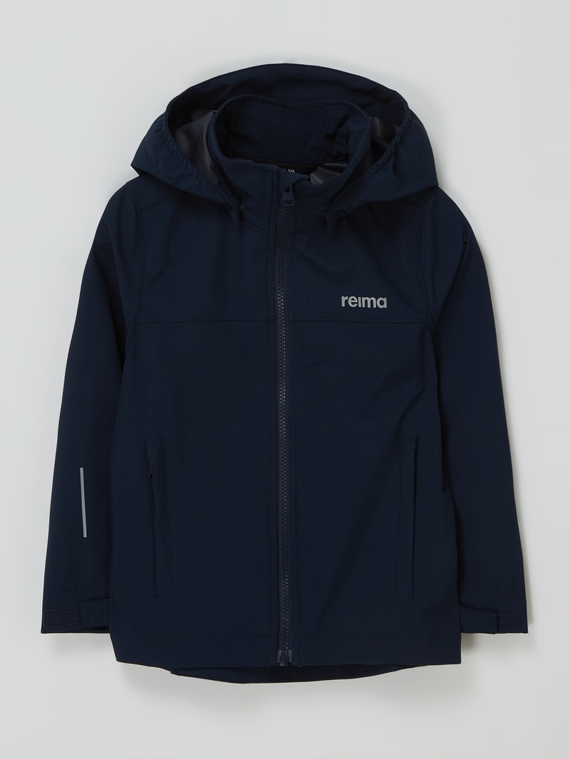 Windbreaker mit abnehmbarer Kapuze Modell 'Kuopio' in marineblau
