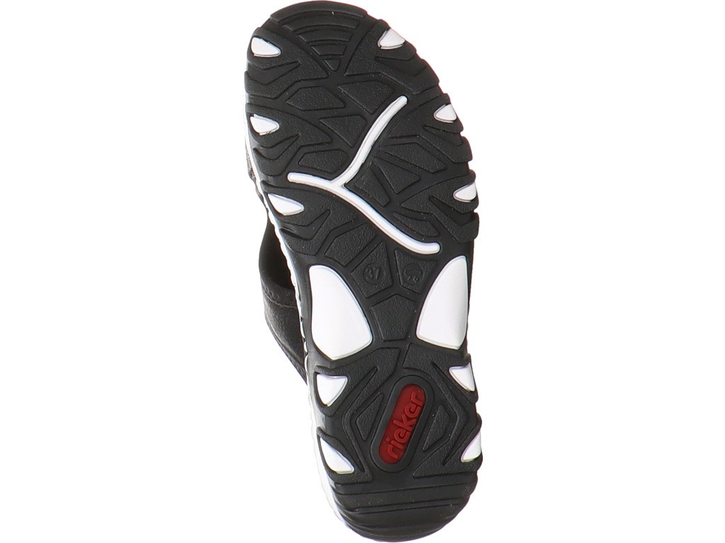 RIEKER Klassische Sandalen schwarz FSK Damen Sandalen