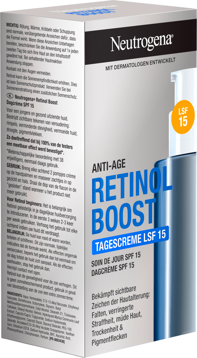 Anti Age Gesichtscreme Retinol Boost LSF 15, 50 ml