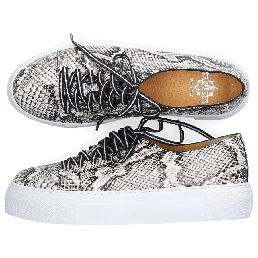 Truman's - Sneaker low 9121 Kalbsleder grau - grau