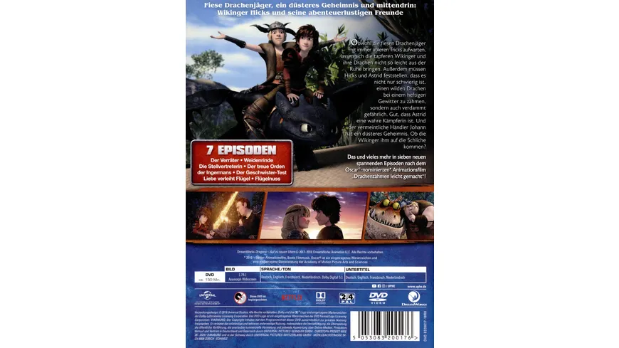 Dragons - Auf zu neuen Ufern - Staffel 5 - Vol. 3