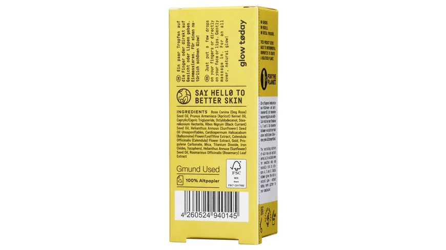 Nø Cosmetics glow tøday 24K Gold-Infused Beauty Oil 20 ml