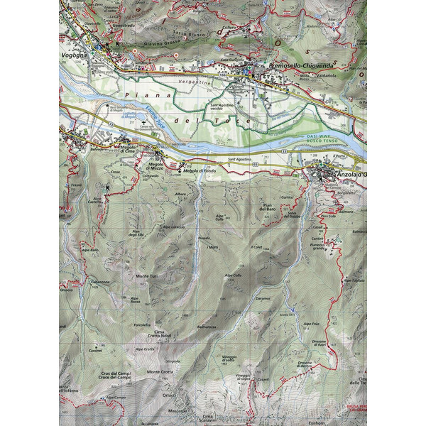 Val Grande 1 : 25.000 - Wanderkarte