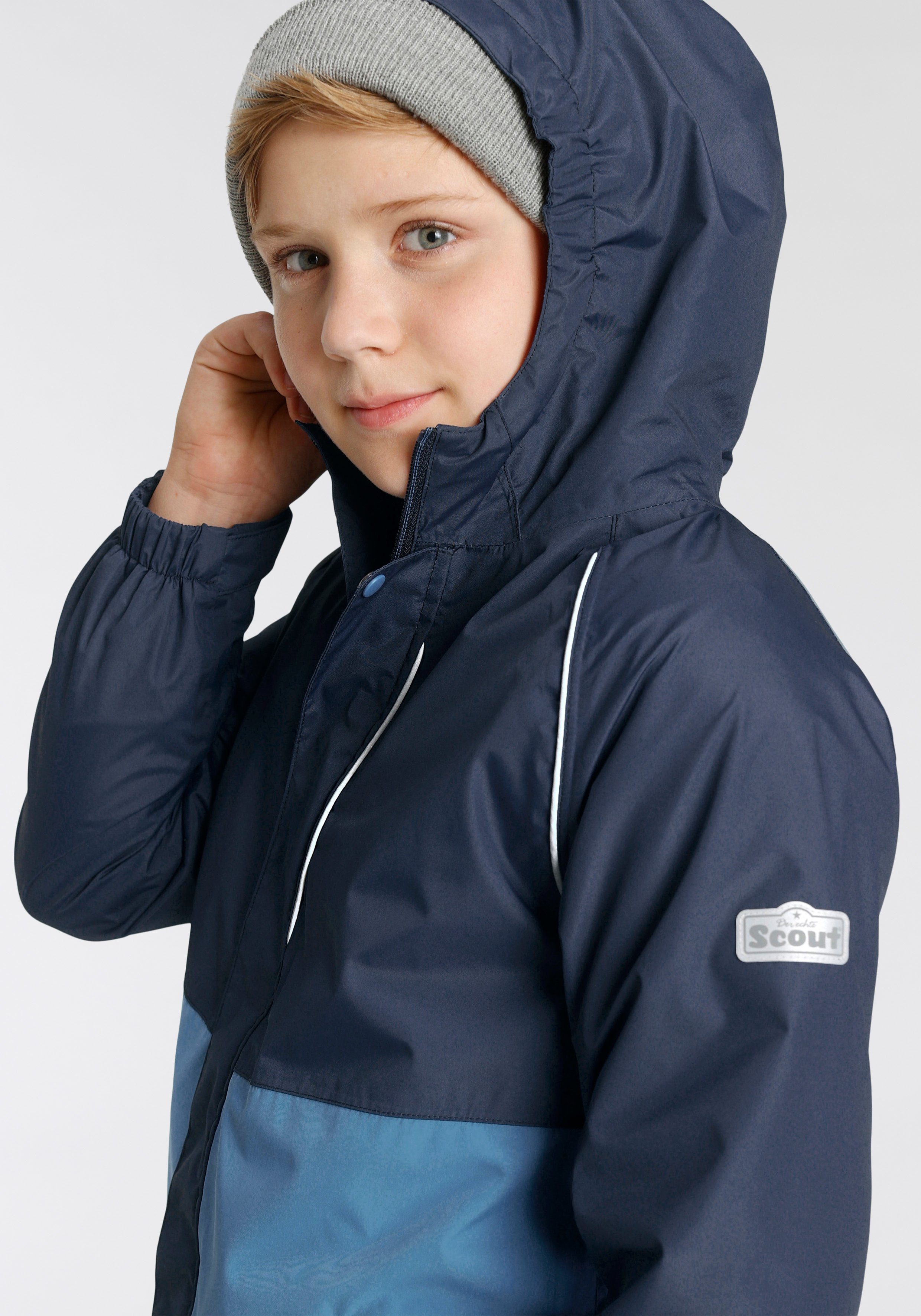 Scout 3-in-1-Funktionsjacke ALL WEATHER (2-St) Funktionsjacke mit Strickfleecejacke