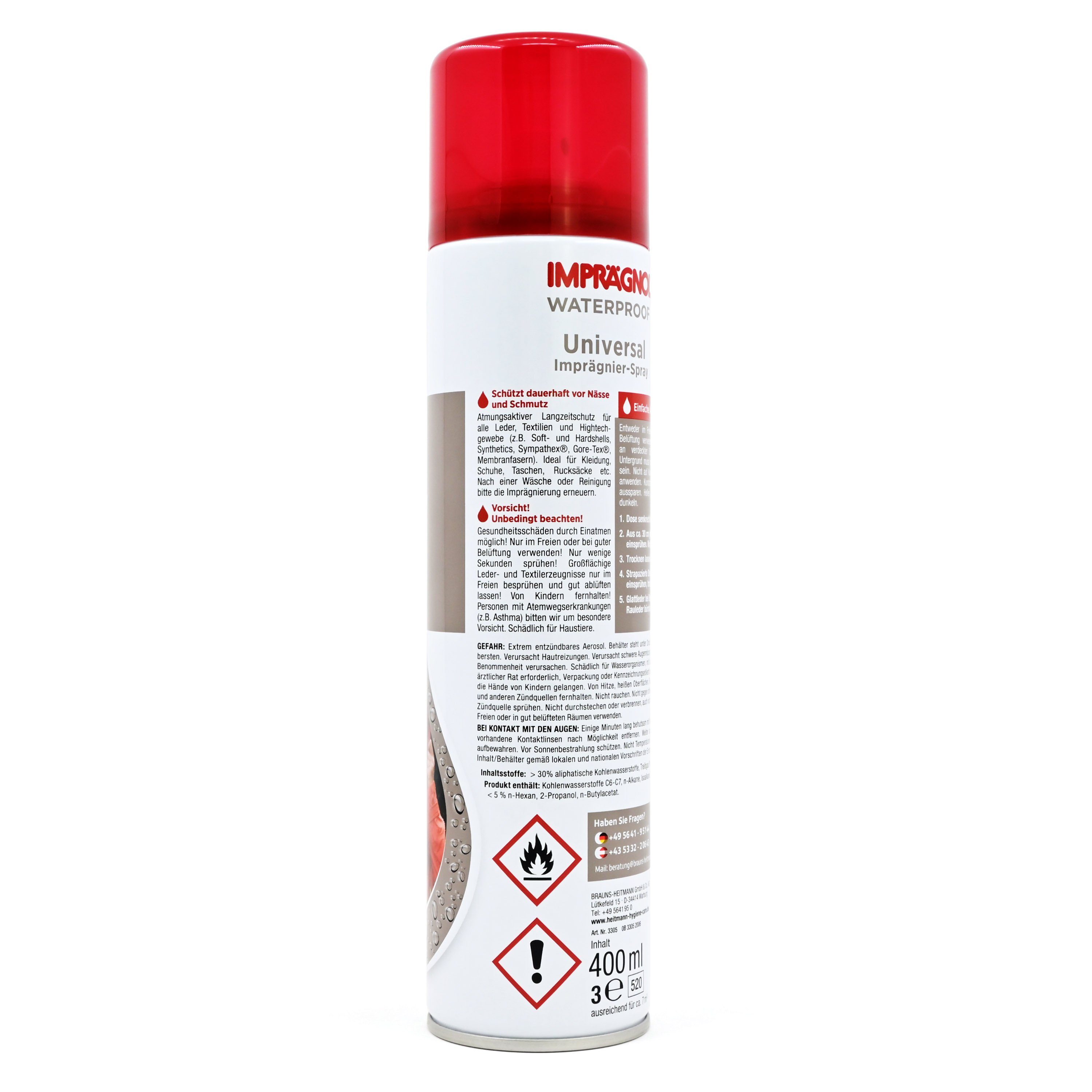 Imprägnol Imprägnol Universal Imprägnierspray Set 5x400 ml Spezialwaschmittel