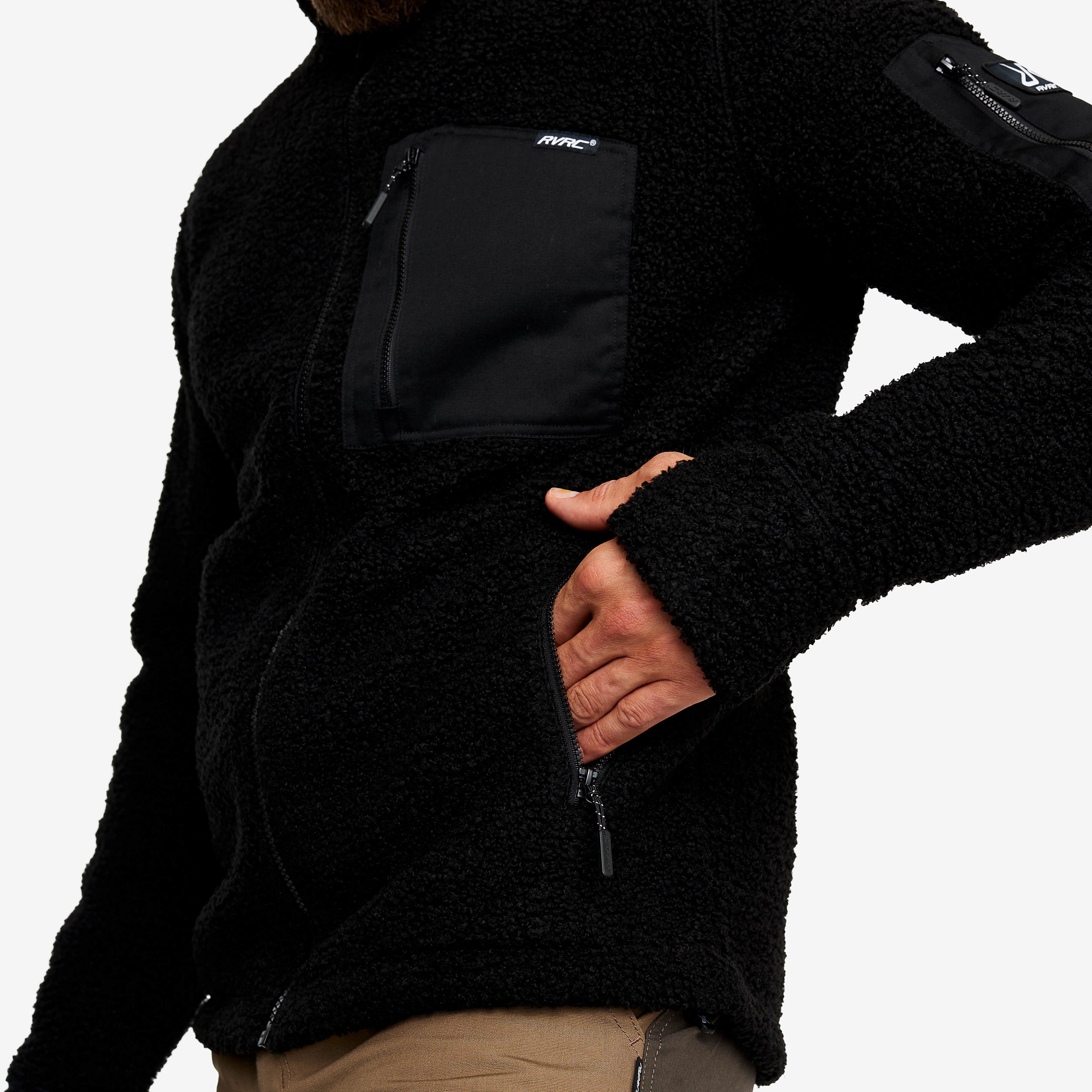 Bigfoot Pile Fleece Homme Jetblack