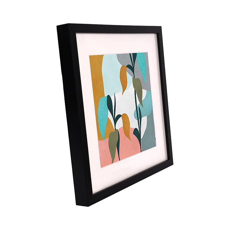 Ramme Cube m/passepartout 20 x 20 cm, sort
