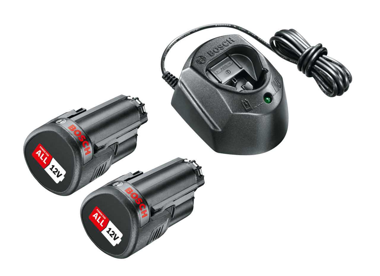 Starter-Set 12V (2 x 1,5 Ah & GAL 1210 CV) - 2 x 1,5-Ah-Akku | Ladegerät