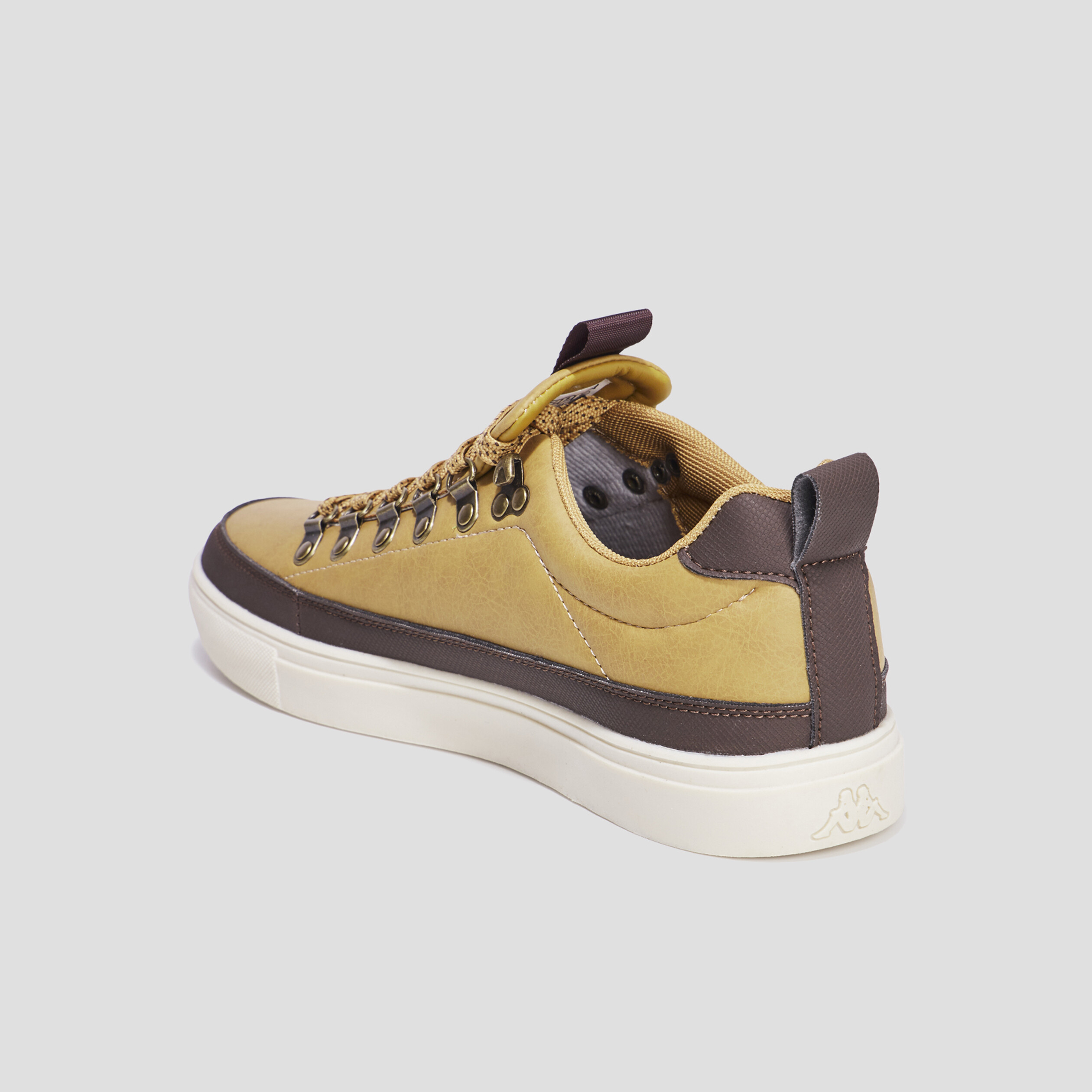 Tennis basses à lacets Kappa Lacedelli camel homme | La Halle
