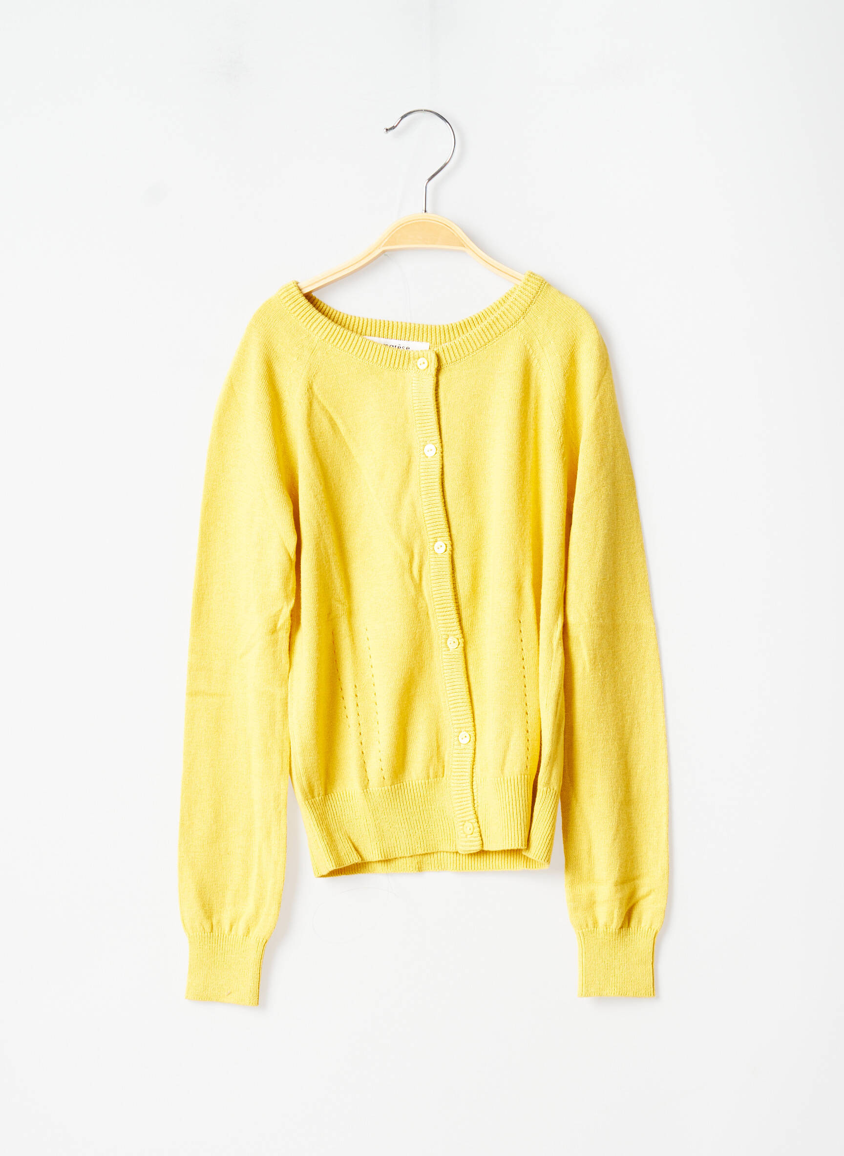 Marese Cardigans Fille couleur jaune