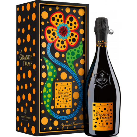 CHAMPAGNE VEUVE CLICQUOT - LA GRANDE DAME 2012 PAR YAYOI KUSAMA - COFFRET LUXE