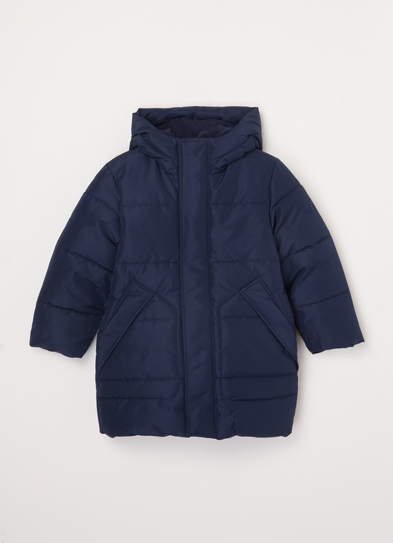 Parka pikowana Benetton z kieszeniami bocznymi