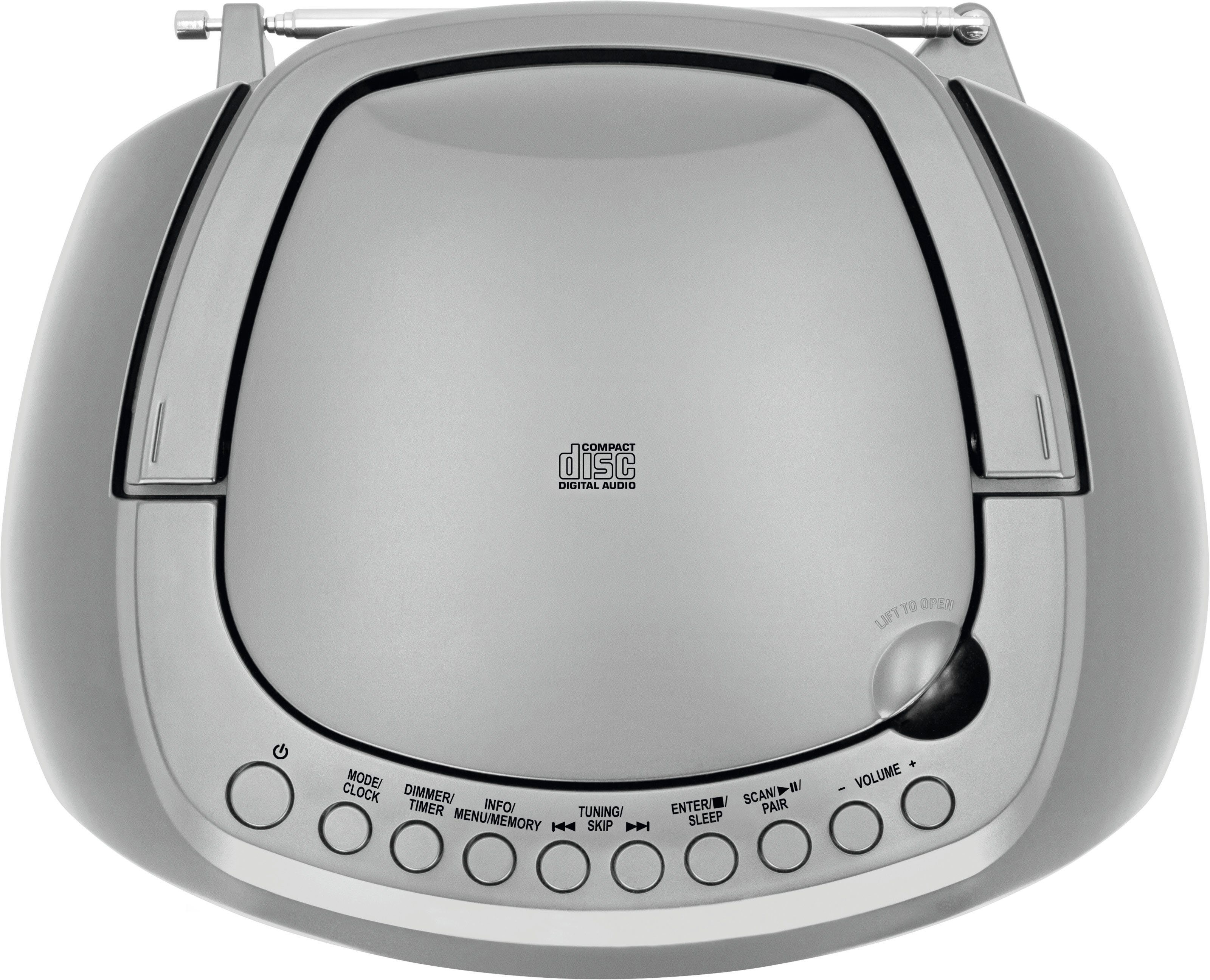 TechniSat DIGITRADIO 1990 Digitalradio (DAB) (Digitalradio (DAB), UKW mit RDS, 3 W, CD-Player)