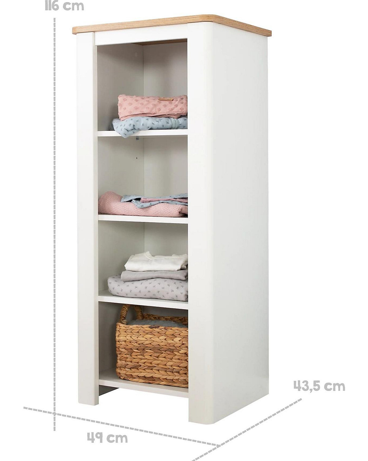Standregal Ava  116 x 49 x 43,5 cm