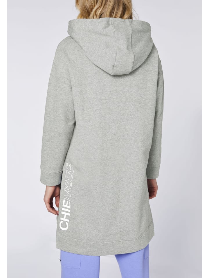 Chiemsee Long-Hoodie in Grau günstig kaufen