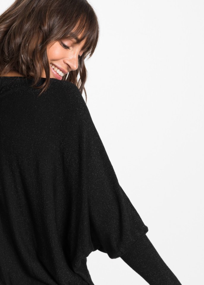 Strickkleid mit Glitzer