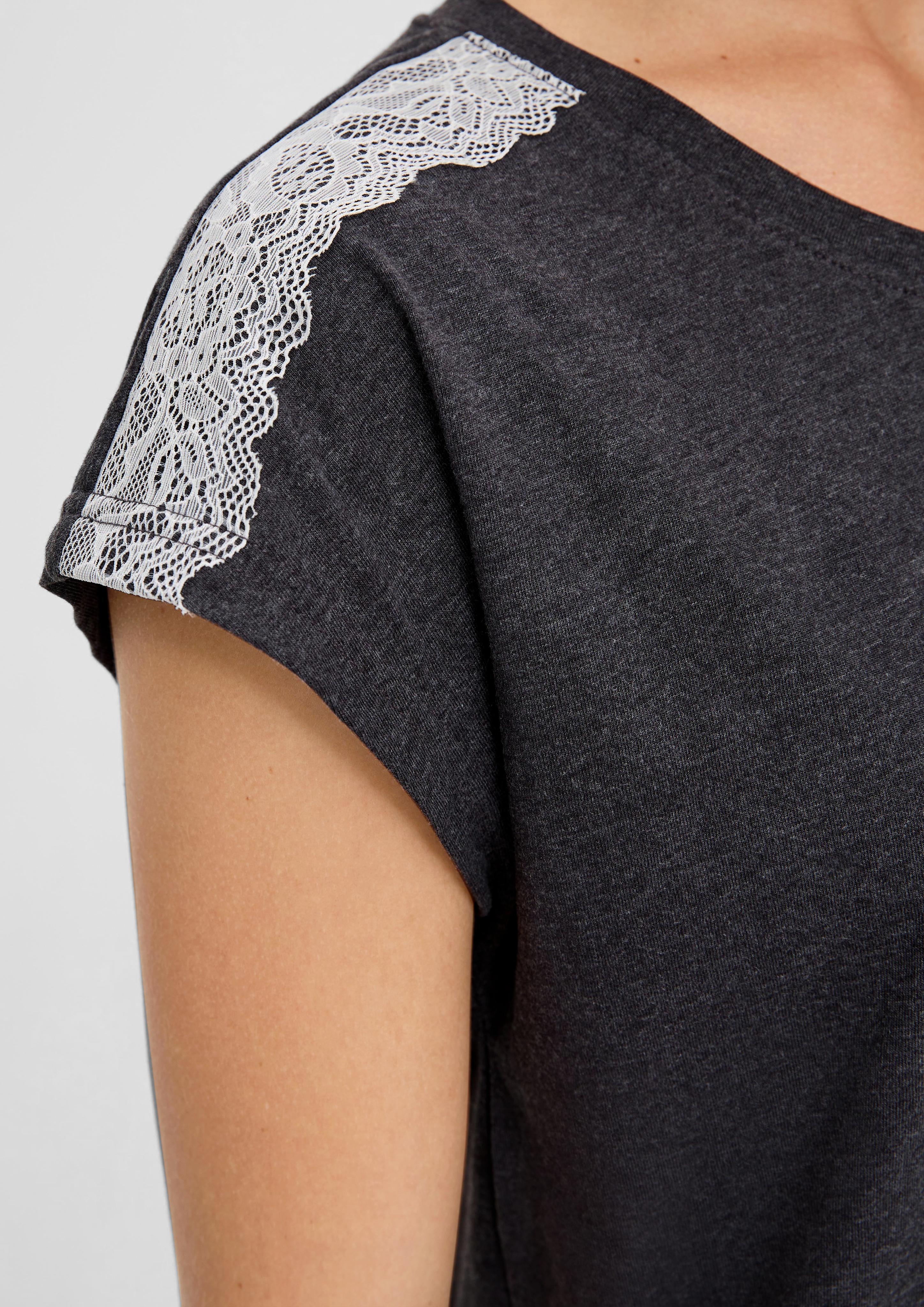 Pyjama-Set mit Spitzen-Detail  6008721-9500