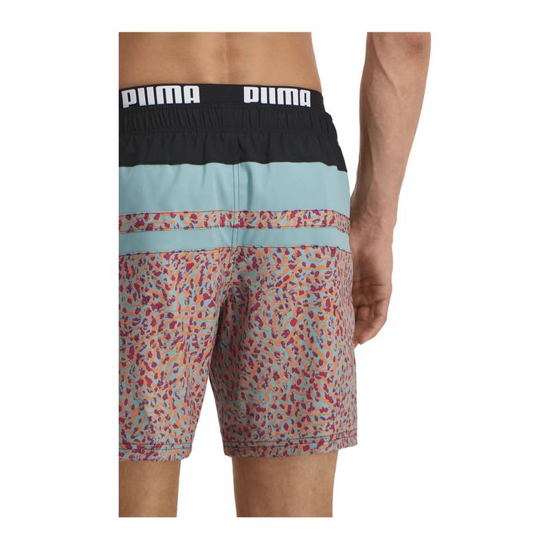 PUMA Swim Heritage Stripe Mid Badehose Funktionsunterhose Herren