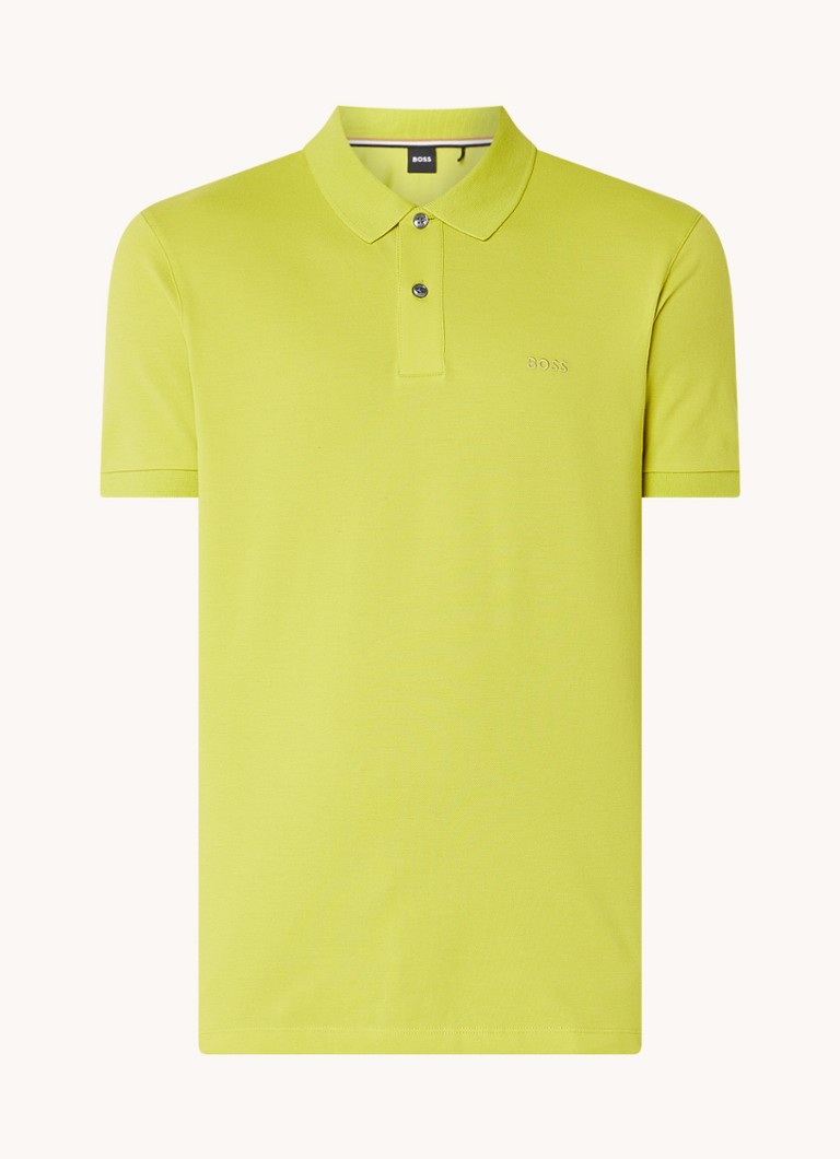 Polo HUGO BOSS Pallas de corte regular em algodão piqué