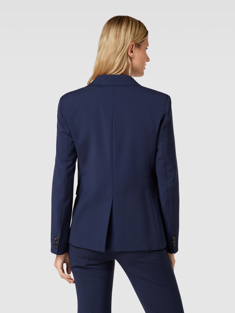 Blazer mit Knopfverschluss Modell 'VALDA' in marineblau
