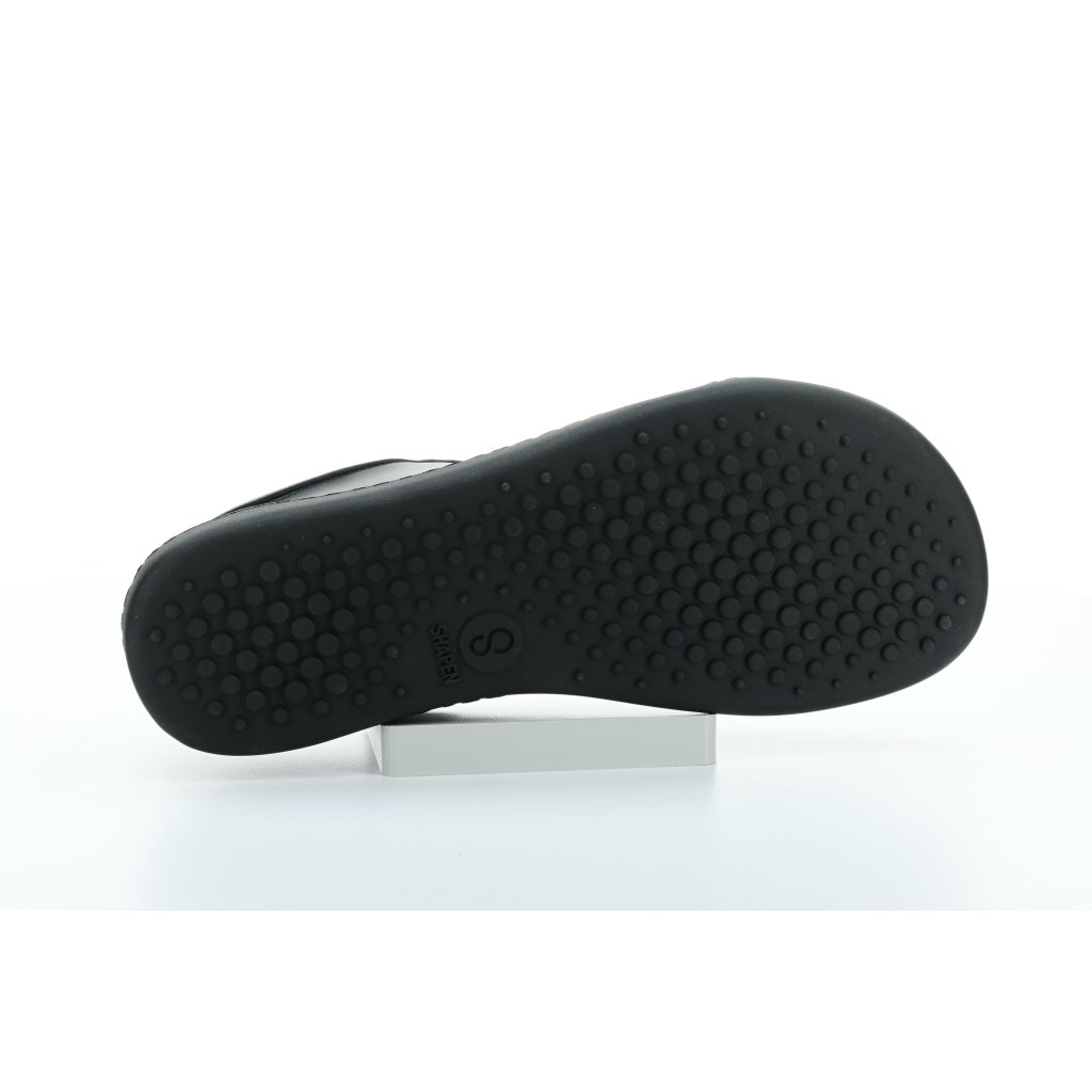 Shapen Feelin Uni Black Vegan Barfuß-Halbschuhe