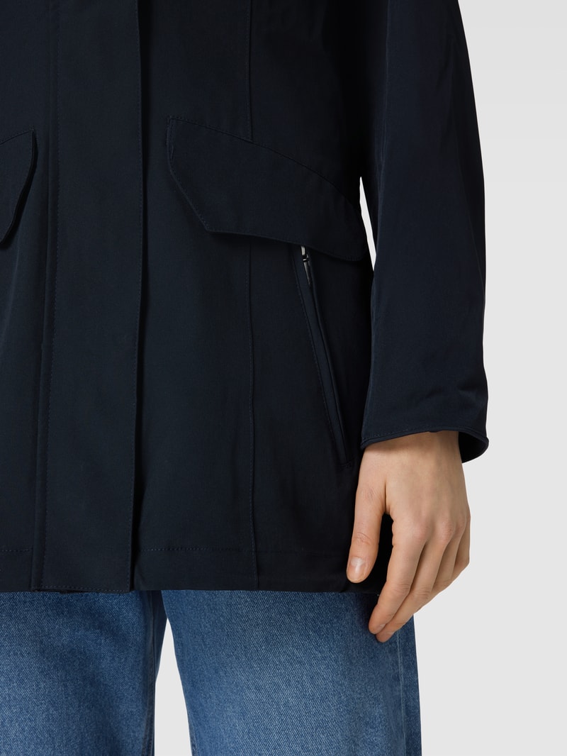 Funktionsjacke mit Label-Detail Modell 'MODENA' in marineblau