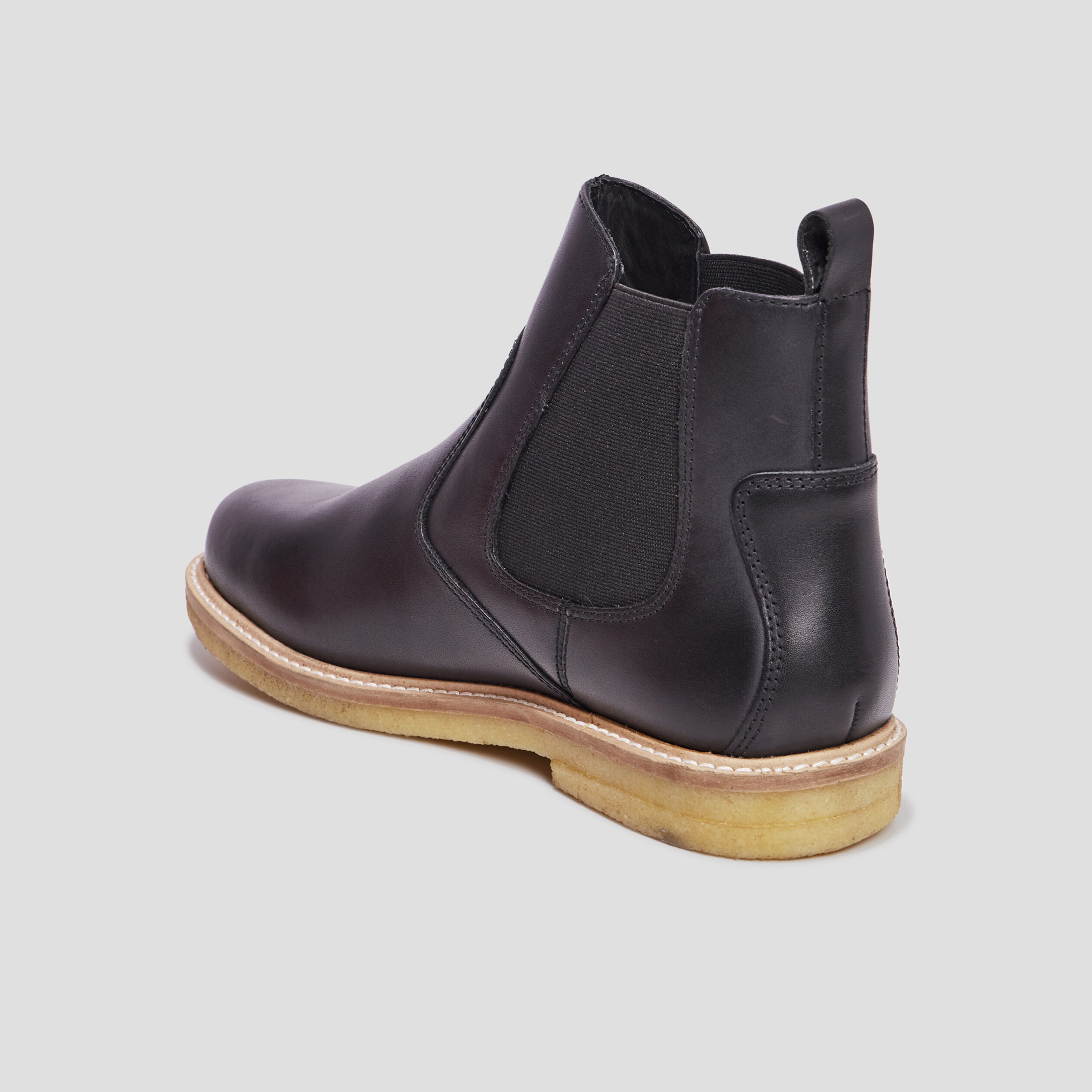Bottines chelsea en cuir KickHorse noir homme | La Halle
