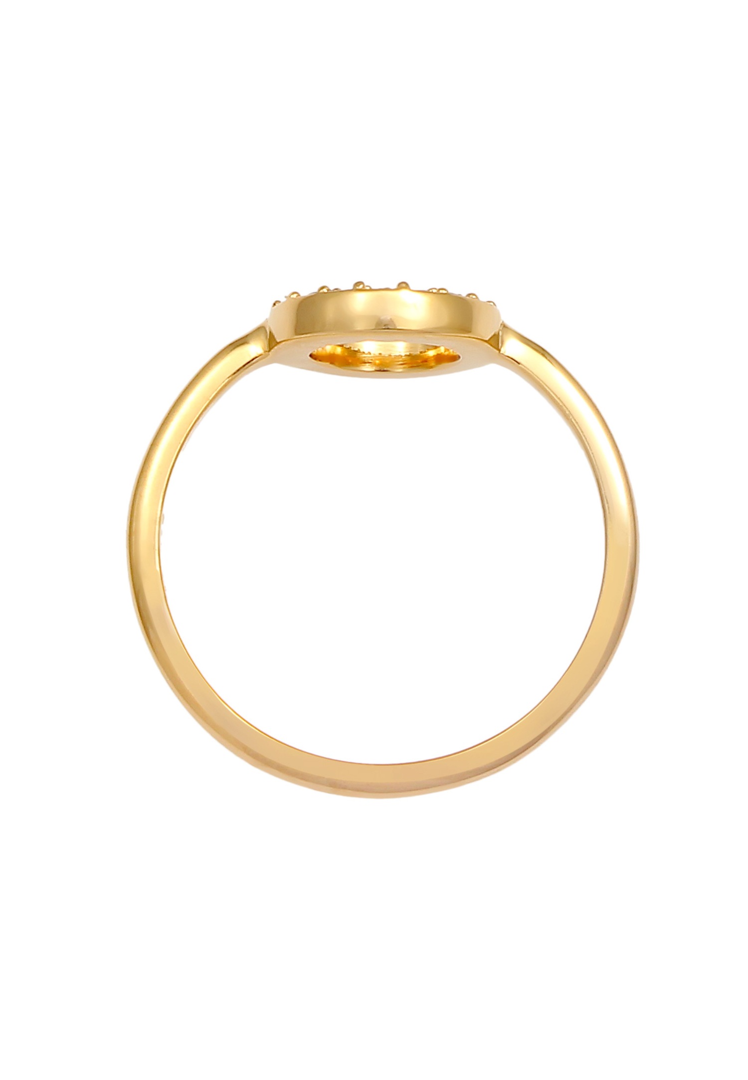 Elli ženski filigranski geometrijski krug s kristalima od 925 sterling srebra