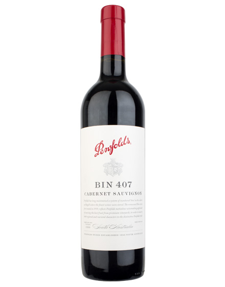South Australia GI Cabernet Sauvignon Bin 407 2019 Penfolds 0,75 ℓ