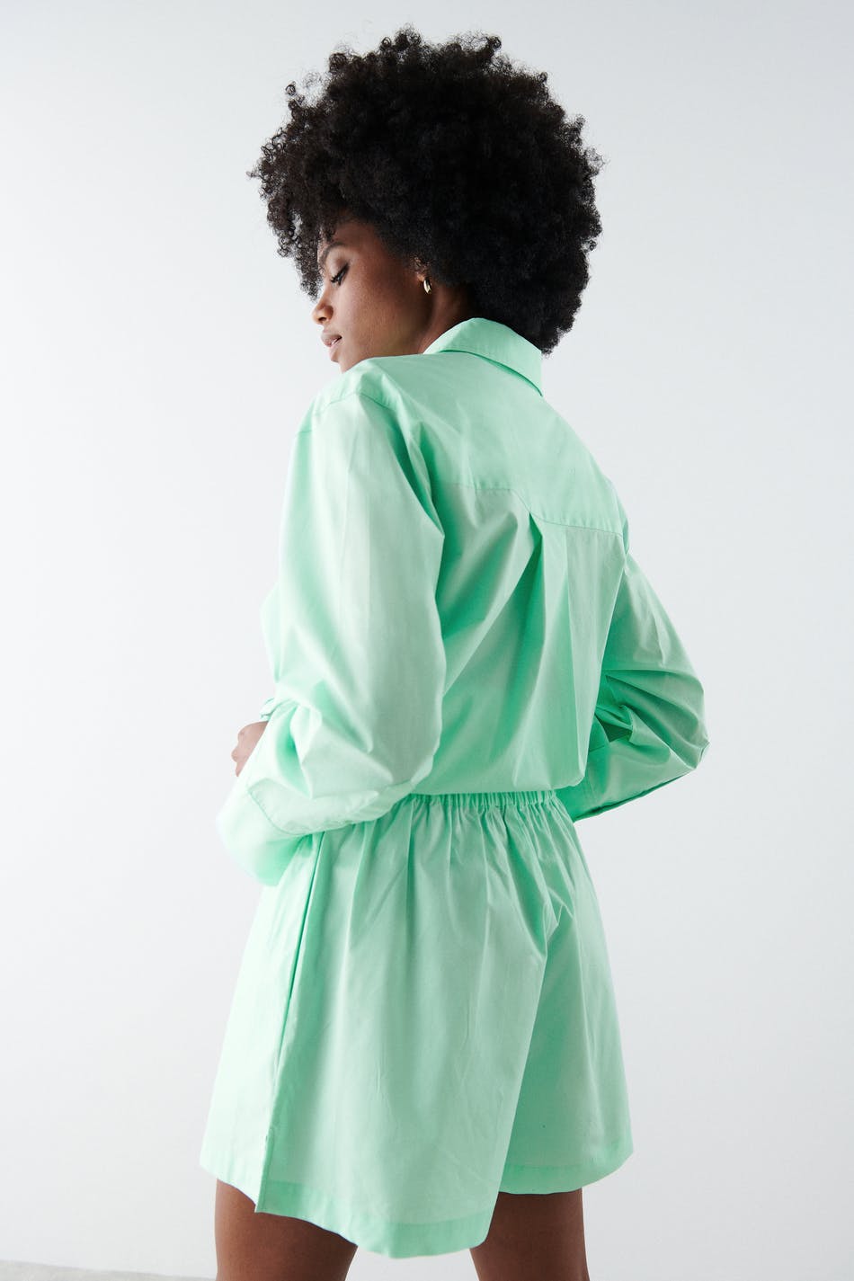 Ana poplin shorts