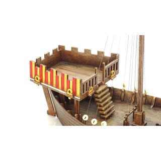 Medieval Cog Sailing Ship