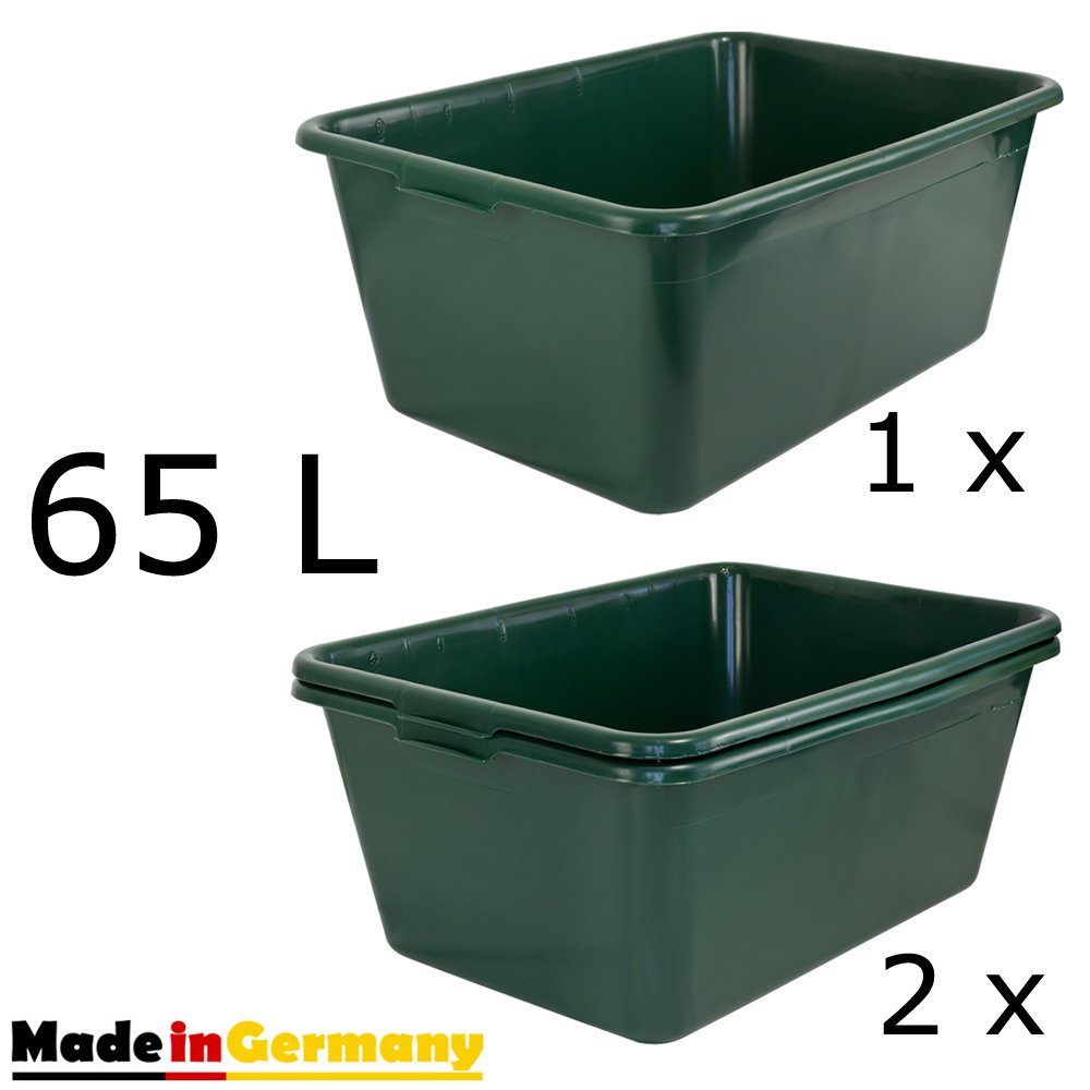 Petigi Allzweckkiste Wildwanne Futterwanne Universalwanne Wanne Lebensmittelecht 65 L/90L (1 St)