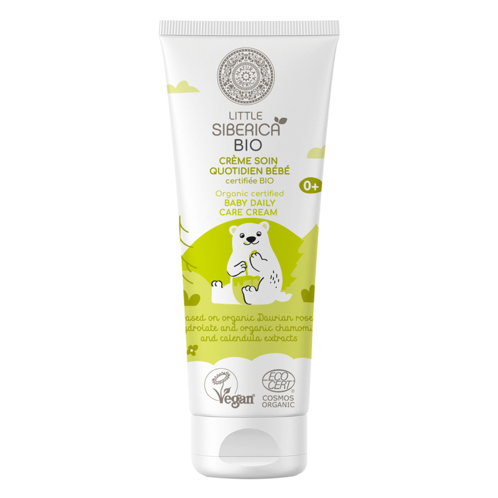 Natura Sibérica Crème Soin Quotidien pour Bébé certifiée Bio Crème hydratante