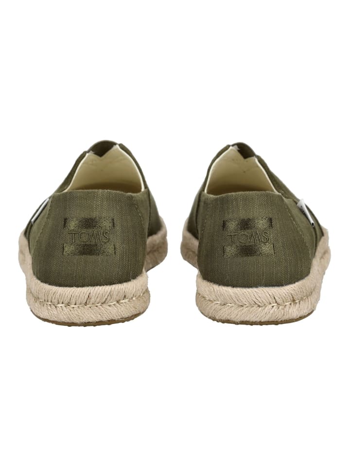 TOMS Slipper in Olive günstig kaufen