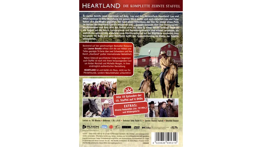 Heartland - Paradies für Pferde, Staffel 10 (Neuauflage)  [6 DVDs]