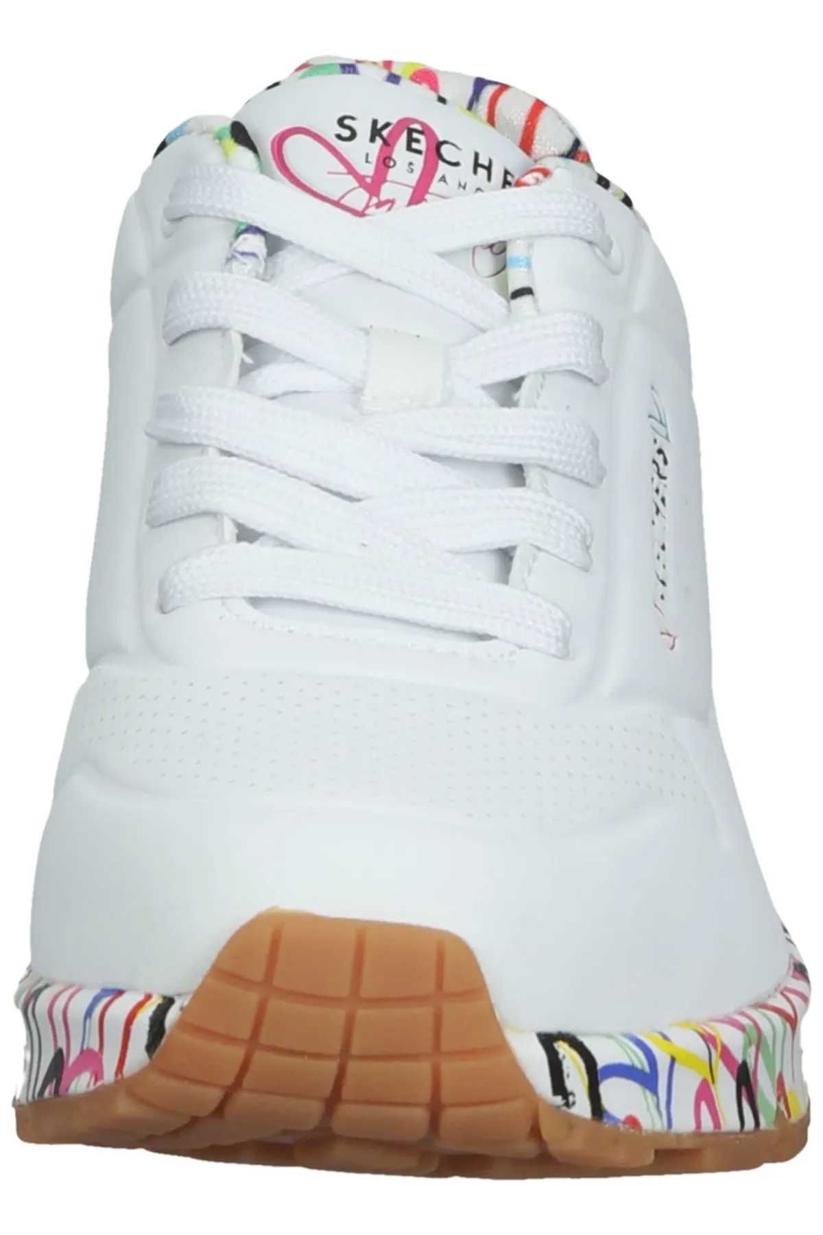 SKECHERS  Sneaker - Weiß - Flacher Absatz