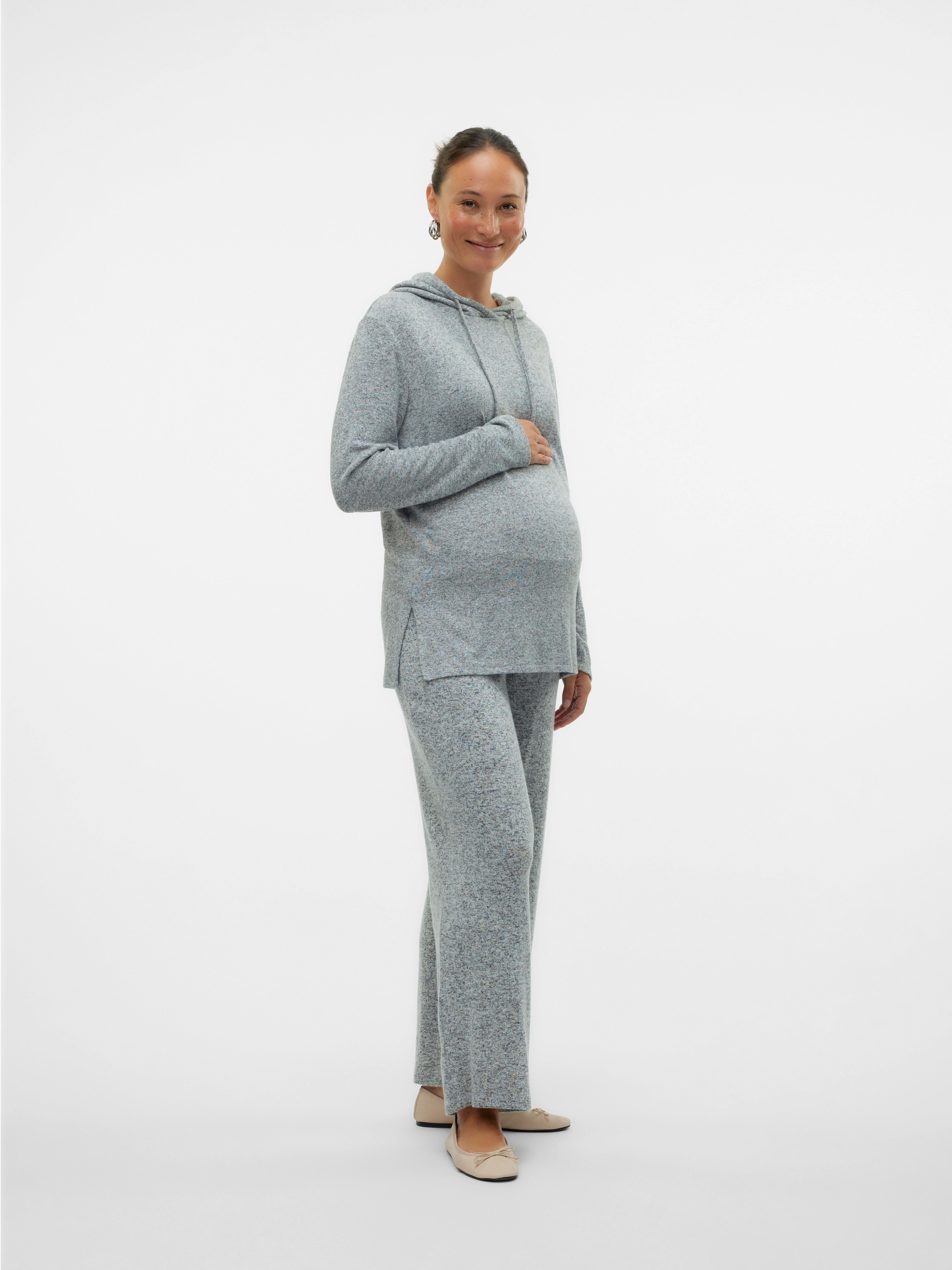 Normal geschnitten Rundhals Top