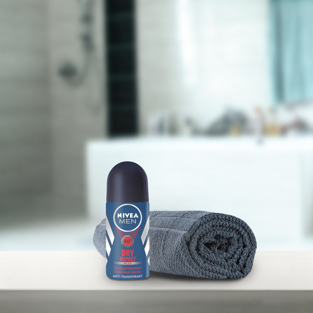 nivea DRY IMPACT - Déodorant bille Anti-transpirant 48H Déodorant bille homme