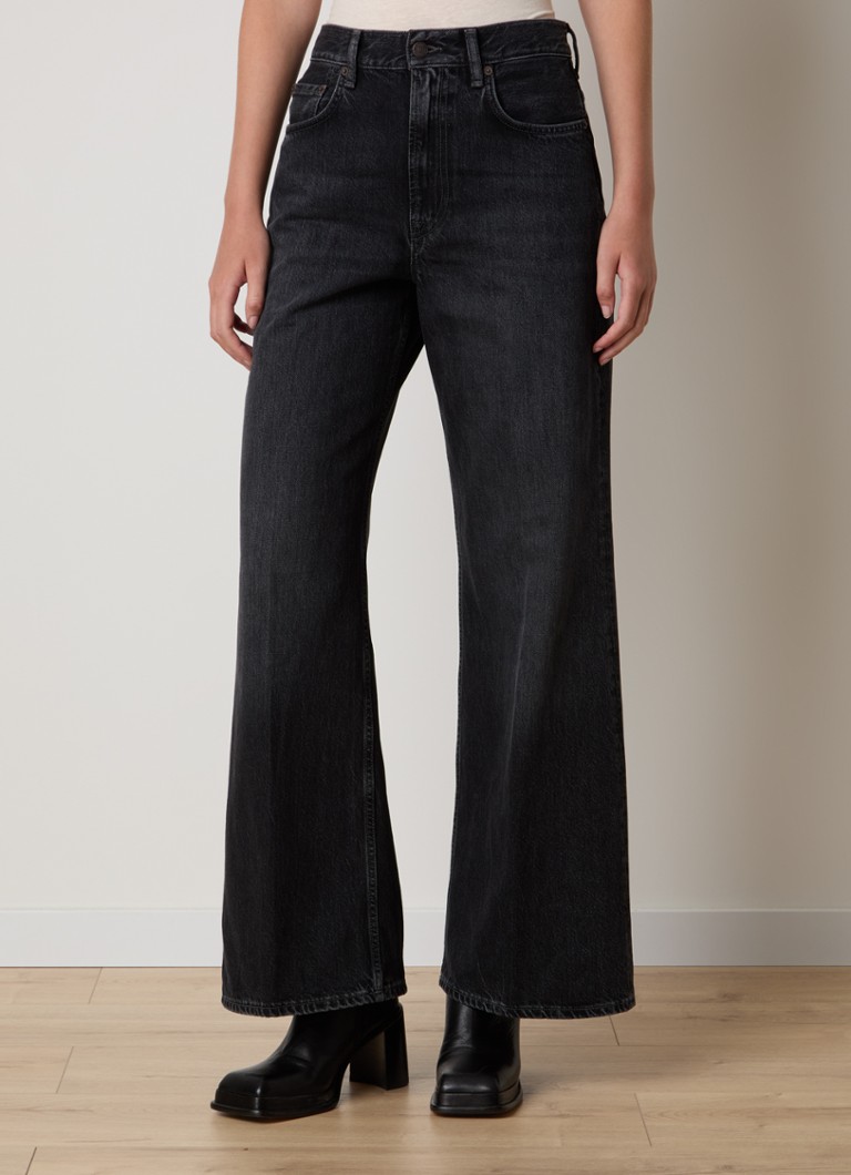 Τζιν Acne Studios με ψηλή μέση και χρωματιστό ξέπλυμα
