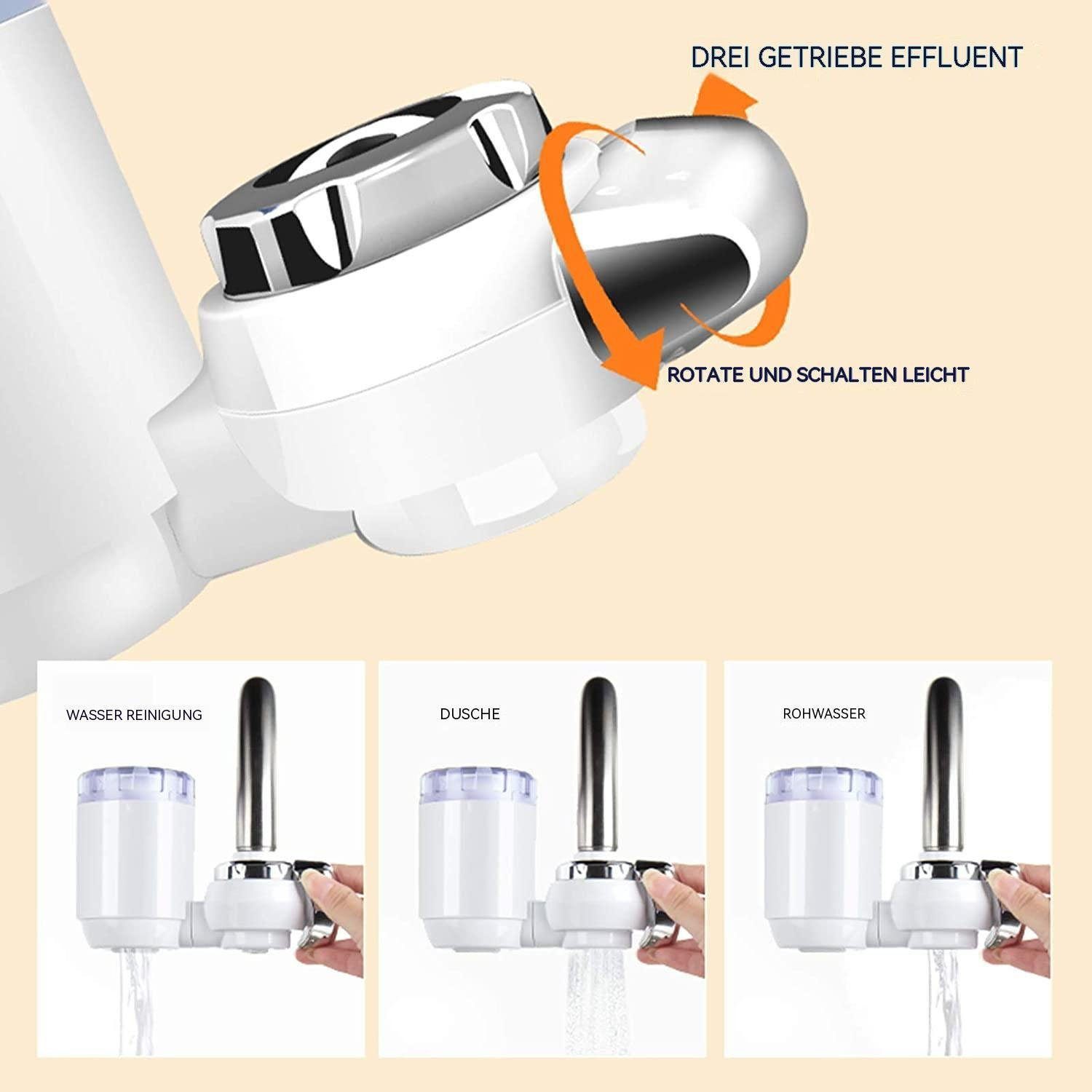 YYV Filterpumpen Wasserfilter Wasserhahn,Filter Für Zuhause,Aktivkohle Wasserfilter (1 St), Für Wasserhahn,Kann Entfernt ​Sand,chwermetalle und Andere Schadstoffe