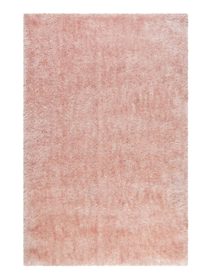 Wecon Home Hochflorteppich Shiny Touch in rosa günstig kaufen 120 x 170 cm