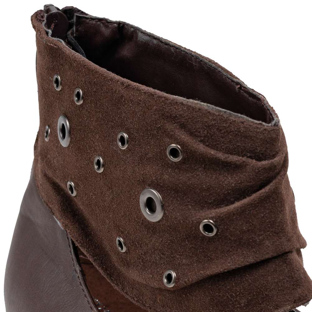 CYTHERIA Damen Ballerinas CT010-BROWN