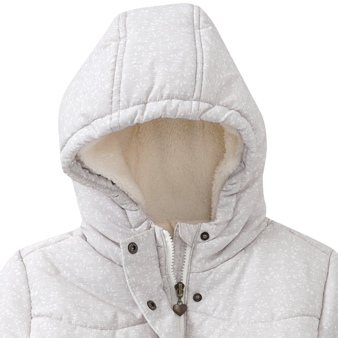 Mädchen Winterjacke mit Allover-Muster