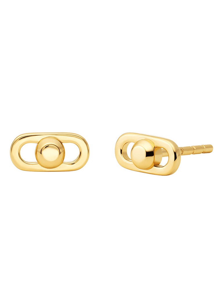 Orecchini a lobo Michael Kors Premium placcati in oro MKC173900710