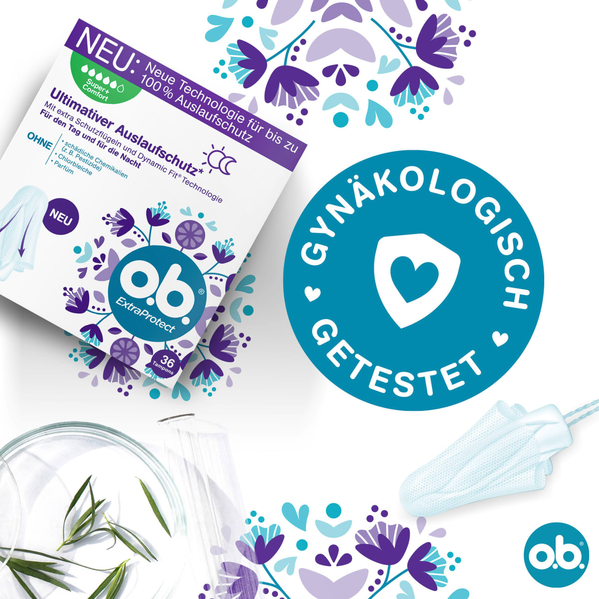 Tampons Extra Protect Tag+Nacht Super Plus, 36 St
