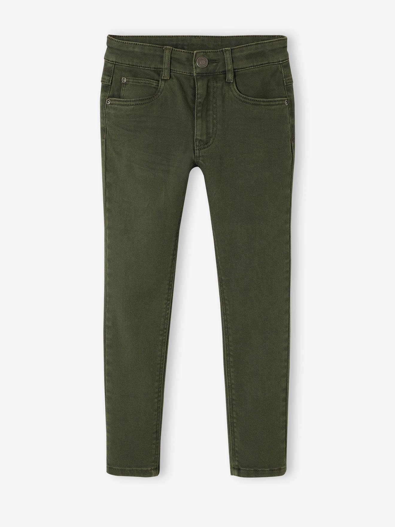 Vertbaudet Jungen Slim-Fit-Hose, Hüftweite SLIM - schokolade