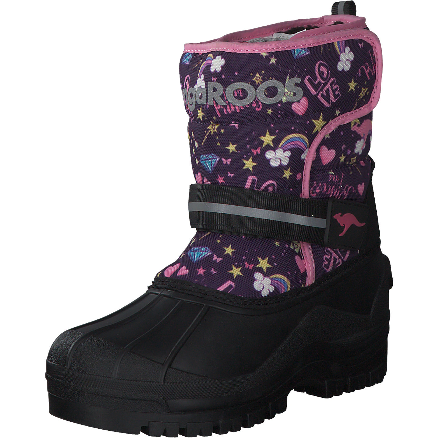 KangaROOS K-Shell II 02223, Winterstiefel, Kinder, purple/princess